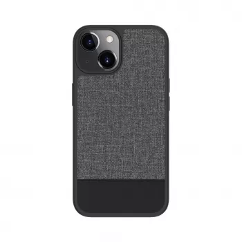 Evelatus Apple iPhone 15 Plastic Leather Magsafe Back Cover Gray