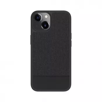 Evelatus Apple iPhone 15 Plus Plastic Leather MagSafe Back Cover Black