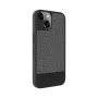 Evelatus Apple iPhone 15 Plus Plastic Leather Magsafe Back Cover Gray