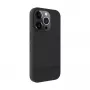 Evelatus Apple iPhone 15 Pro Max Plastic Leather Magsafe Back Cover Black