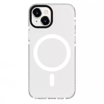 Evelatus Apple iPhone 15 Plus Skaidrus Dėklas PC+TPU Su MagSafe Skaidrus