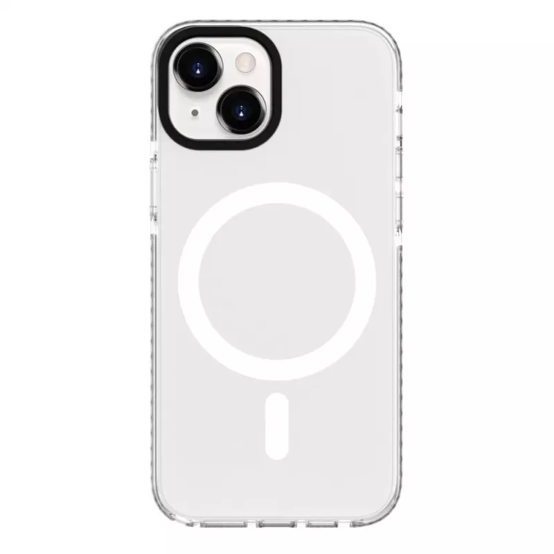 Evelatus Apple iPhone 15 Plus Skaidrus Dėklas PC+TPU Su MagSafe Skaidrus
