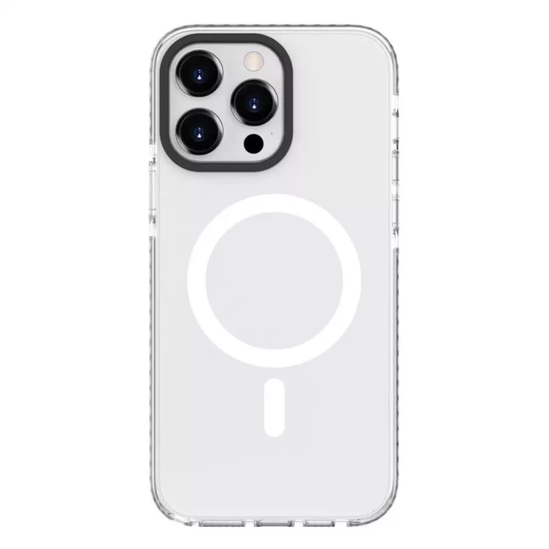 Evelatus Apple iPhone 15 Pro Max Clear Case PC+TPU With MagSafe Transparent