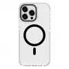 Evelatus Apple iPhone 15 Pro Max skaidrus dėklas PC+TPU su MagSafe permatomas juodas