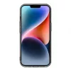 Evelatus Apple iPhone 15 Plus skaidrus dėklas su MagSafe ir fotoaparato apsauga, permatomas juodas