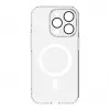 Evelatus Apple iPhone 15 Pro skaidrus dėklas su MagSafe ir fotoaparato apsauga, permatomas