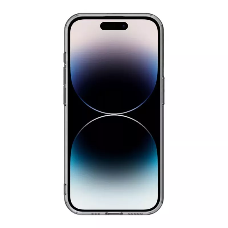 Evelatus Apple iPhone 15 Pro Max skaidrus dėklas su MagSafe ir fotoaparato apsauga, permatomas juodas