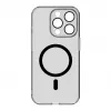 Evelatus Apple iPhone 15 Pro Max skaidrus dėklas su MagSafe ir fotoaparato apsauga, permatomas juodas