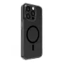 Evelatus Apple iPhone 15 Pro Max skaidrus dėklas su MagSafe ir fotoaparato apsauga, permatomas juodas
