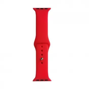 Evelatus Watch 38/40/41mm Silicone Loop Watch Strap (132mm M/L) Red