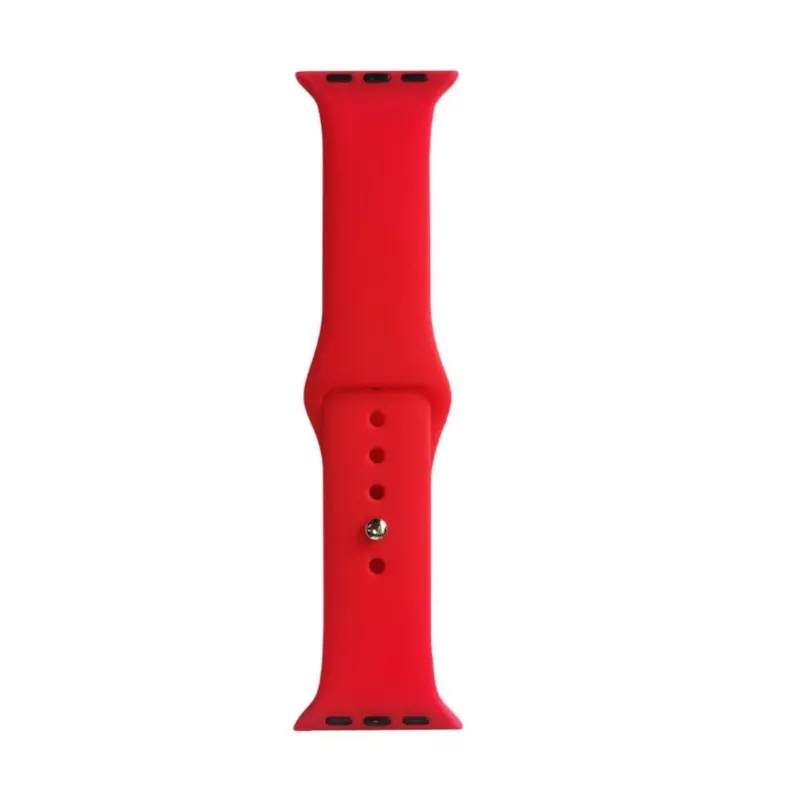 Evelatus Watch 38/40/41mm Silicone Loop Watch Strap (132mm M/L) Red