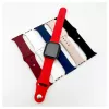 Evelatus Watch 38/40/41mm Silicone Loop Watch Strap (132mm M/L) Red