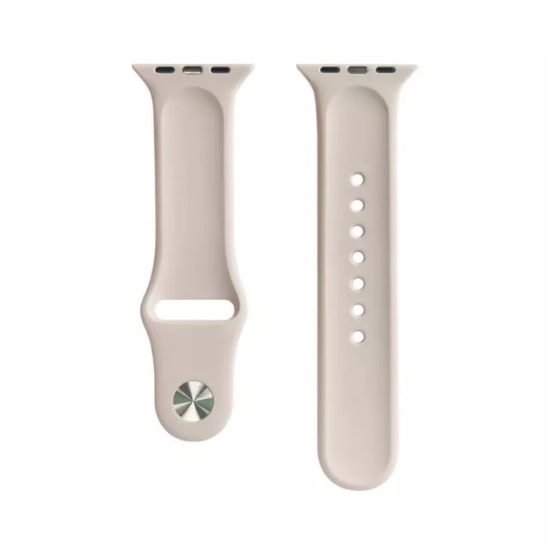 Evelatus Apple Watch 38/40/41mm Silicone Solo Loop Strap (132mm M/L) Pink Sand