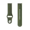 Evelatus Watch 20mm Silicone Loop Watch Strap (130mm M/L) Dark Green