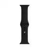 Evelatus Apple Watch 42/44/45mm Silicone Loop Watch Strap (140mm M/L) Black