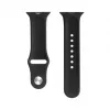 Evelatus Apple Watch 42/44/45mm Silicone Loop Watch Strap (140mm M/L) Black