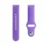 Evelatus Watch 20mm Silicone Loop Watch Strap (130mm M/L) Deep Purple