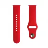 Evelatus Watch 20mm Silicone Loop Watch Strap (130mm M/L) Red