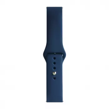 Evelatus Watch 20mm Silicone Loop Watch Straps (130mm M/L) Blue