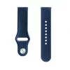 Evelatus Watch 20mm Silicone Loop Watch Straps (130mm M/L) Blue