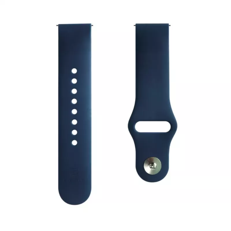 Evelatus Watch 20mm Silicone Loop Watch Straps (130mm M/L) Blue