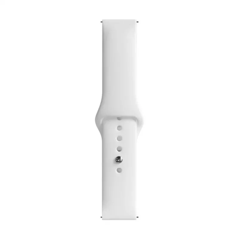 Evelatus Watch 20mm Silicone Loop Watch Strap (130mm M/L) White
