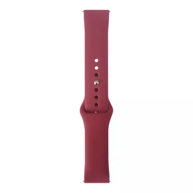 Evelatus Watch 22mm Silicone Loop Watch Strap (130mm M/L) Plum