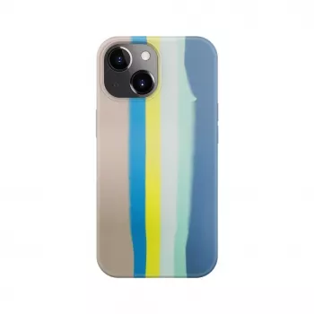 Evelatus Apple iPhone 15 Silikoninis Dėklas Įvairiaspalvis Mėlynas Rožinis