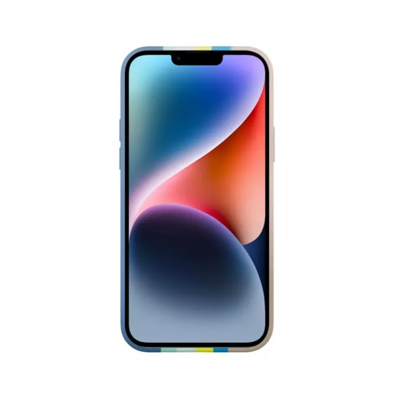 Evelatus Apple iPhone 15 Silikoninis Dėklas Įvairiaspalvis Mėlynas Rožinis