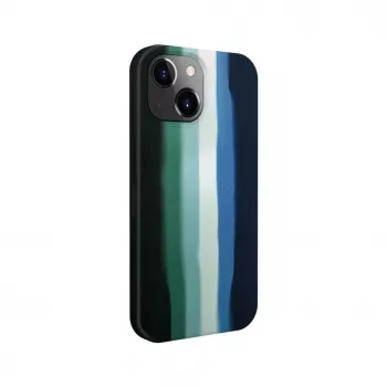 Evelatus Apple iPhone 15 Silikoninis Dėklas Įvairiaspalvis Žalias