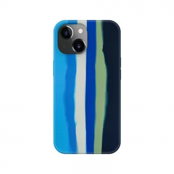 Evelatus Apple iPhone 15 Plus Silikoninis Dėklas Įvairiaspalvis Mėlynas