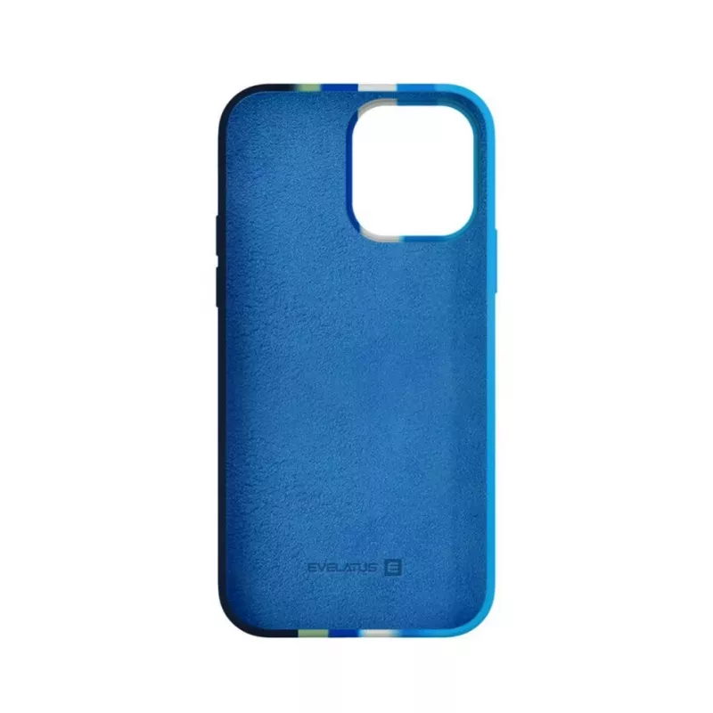 Evelatus Apple iPhone 15 Pro Silicone Case Multi-Colored Blue