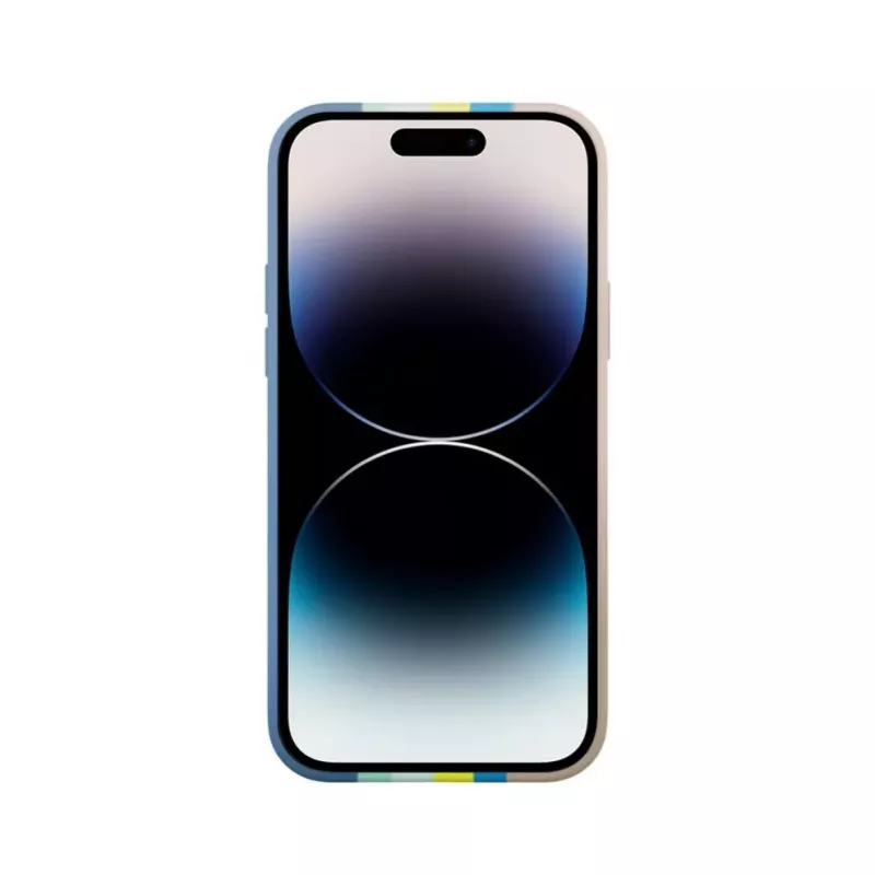 Evelatus Apple iPhone 15 Pro Max Silikoninis Dėklas Įvairiaspalvis Mėlynas Rožinis