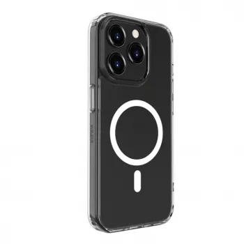 Evelatus Apple iPhone 15 Pro Max Skaidrus Dėklas su MagSafe Peršviečiamas