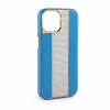 iLike Apple iPhone 11 Diamonds and Leather Case Blue