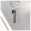 iLike Apple iPhone 15 Pro Max Diamonds and Leather Case White