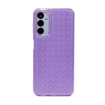 iLike Samsung Galaxy A14 5G Silicone Case Shine Transparent Violet