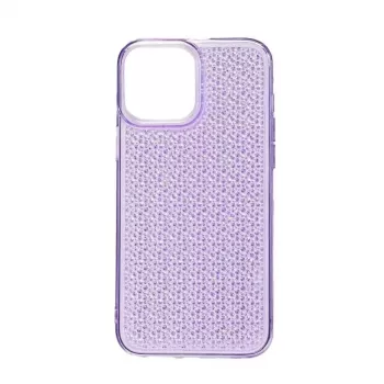 iLike Apple iPhone 13 Silicone Case Shine Transparent Violet