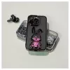 iLike Apple iPhone 14 Pro Max Silikoninis Dėklas Spaudiniu Desire Rabbit Violetinė