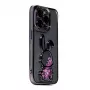 iLike Apple iPhone 14 Pro Max Silikoninis Dėklas Spaudiniu Desire Rabbit Violetinė