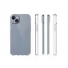 Evelatus Apple iPhone 15 Plus skaidrus silikoninis dėklas 1,5 mm TPU permatomas