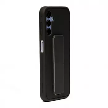 iLike Samsung Galaxy A14 5G Silikoninis Dėklas su Stovu Juodas