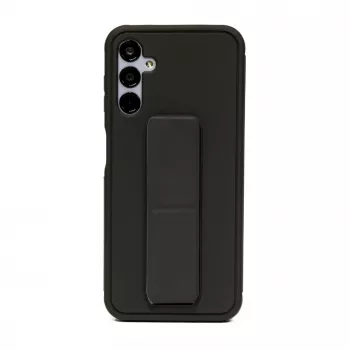 iLike Samsung Galaxy A54 5G Silicone Case with Stand Black