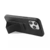 iLike Apple iPhone 14 Pro Silicone Case with Stand Black