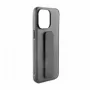 iLike Apple iPhone 15 Silicone Case with Stand Black