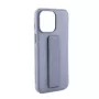 iLike Apple iPhone 15 Silikoninis Dėklas su Stovu Violetinis