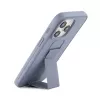 iLike Apple iPhone 15 Pro Max Silikoninis Dėklas su Pėdeliu Violetinis