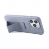 iLike Apple iPhone 15 Pro Max Silikoninis Dėklas su Pėdeliu Violetinis