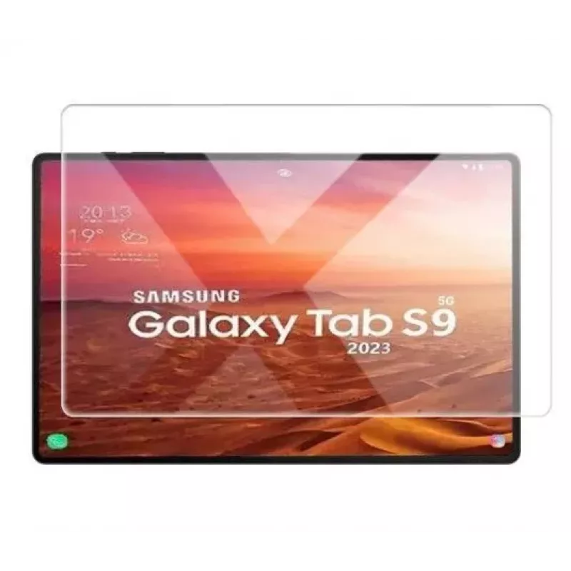 Evelatus Galaxy Tab S9 Ultra 3x Strong 0.33mm Flat Clear Glass Anti-Static Screen Protector