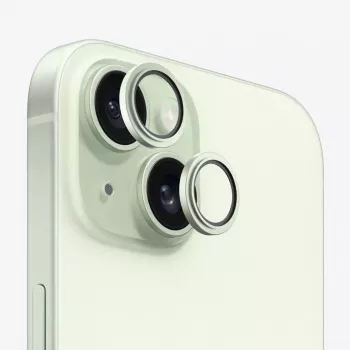 Evelatus Apple iPhone 15 fotoaparato objektyvo apsauga Armor Green